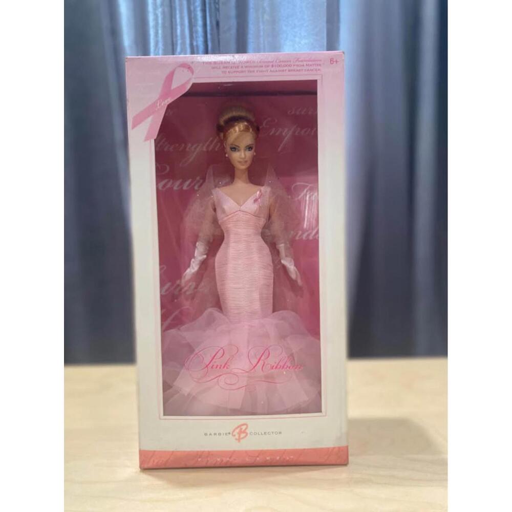 Pink Ribbon Barbie Doll 2006 Collector  No. J0932 Pink Label